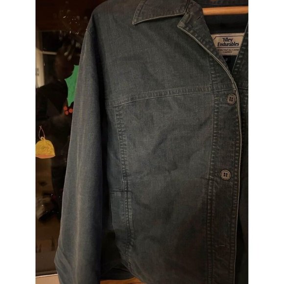 Tilley Endurables Shirt Women’s 12 Western style Blue Button-up - Picture 4 of 6